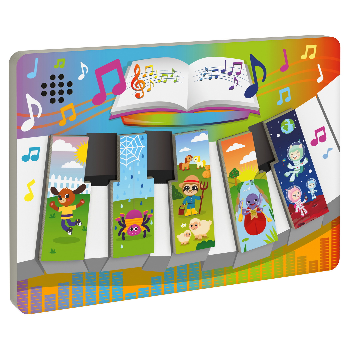 PUZZLE DIN LEMN IN FORMA DE PIAN CU SUNETE