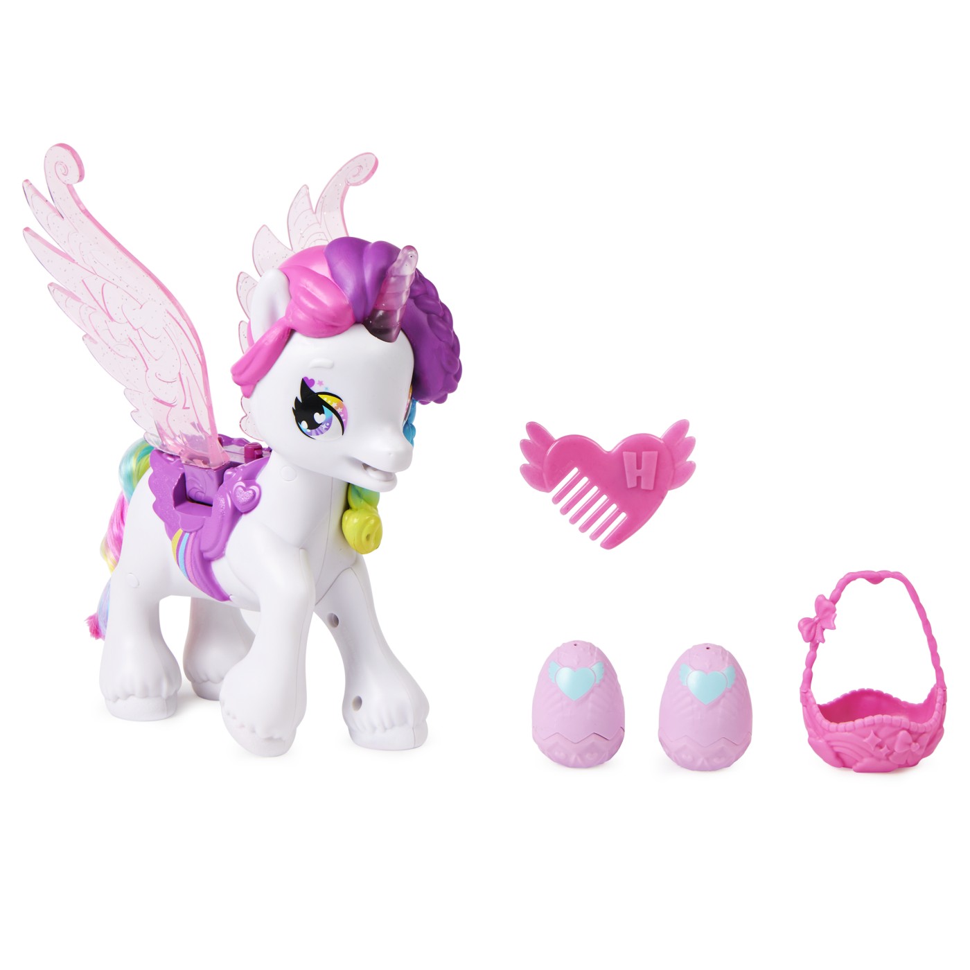 HATCHIMALS UNICORNUL CU ARIPI MAGICE