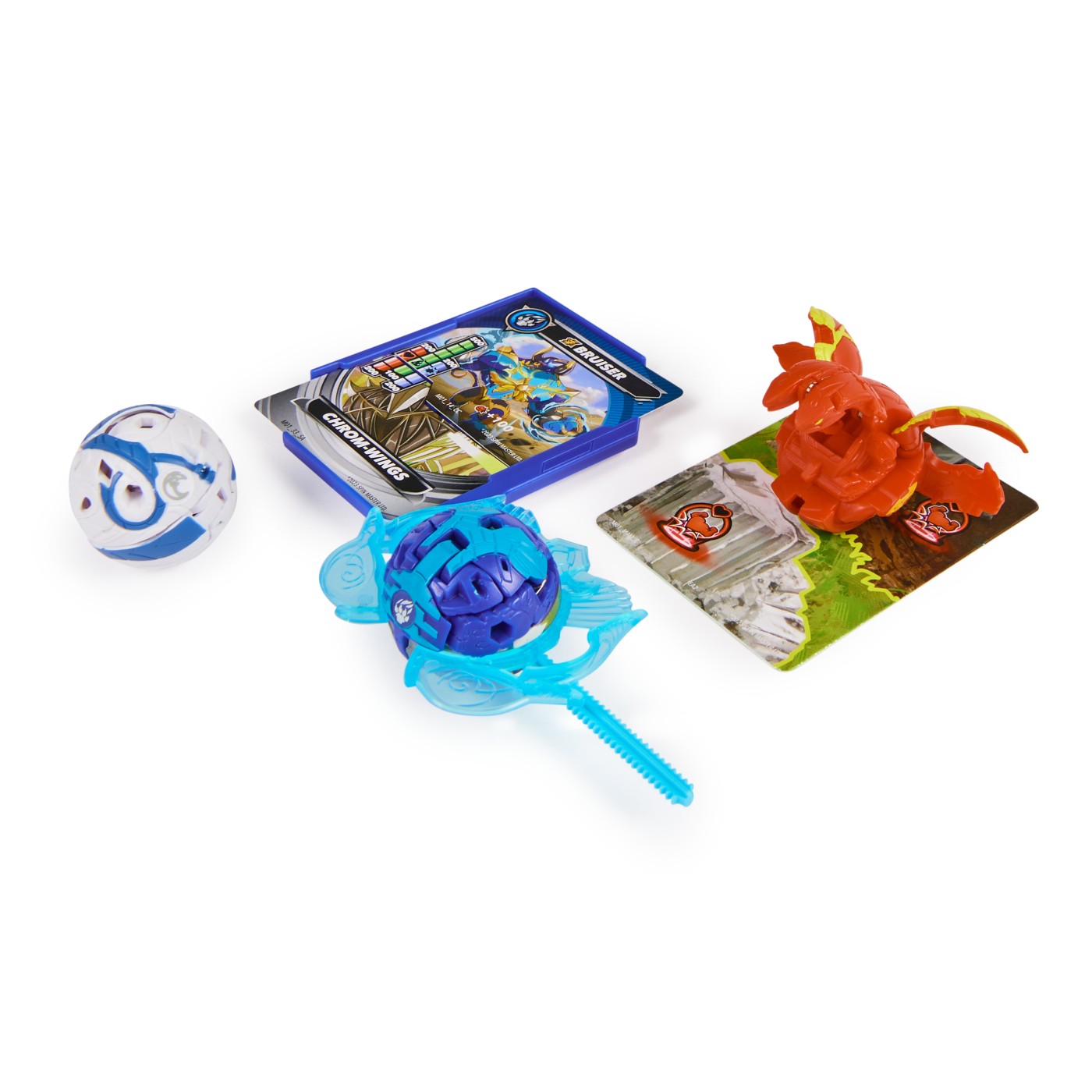 Set Bakugan Starter Pack cu Bruiser, Octogan si Nillious