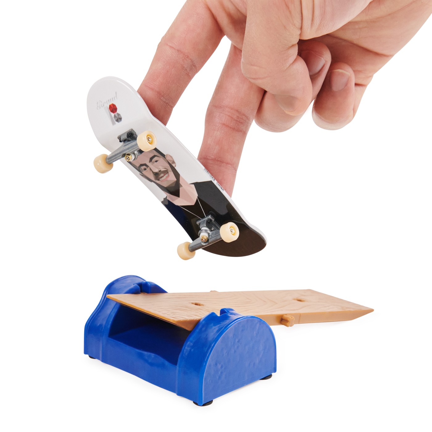 TECH DECK FINGERBOARD PACHET CU OBSTACOL PLAN B