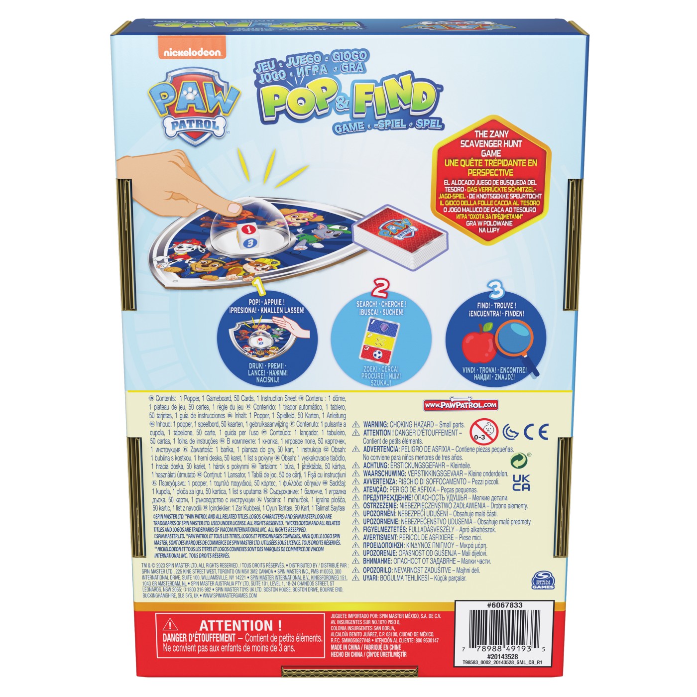 PATRULA CATELUSILOR JOC POP AND FIND