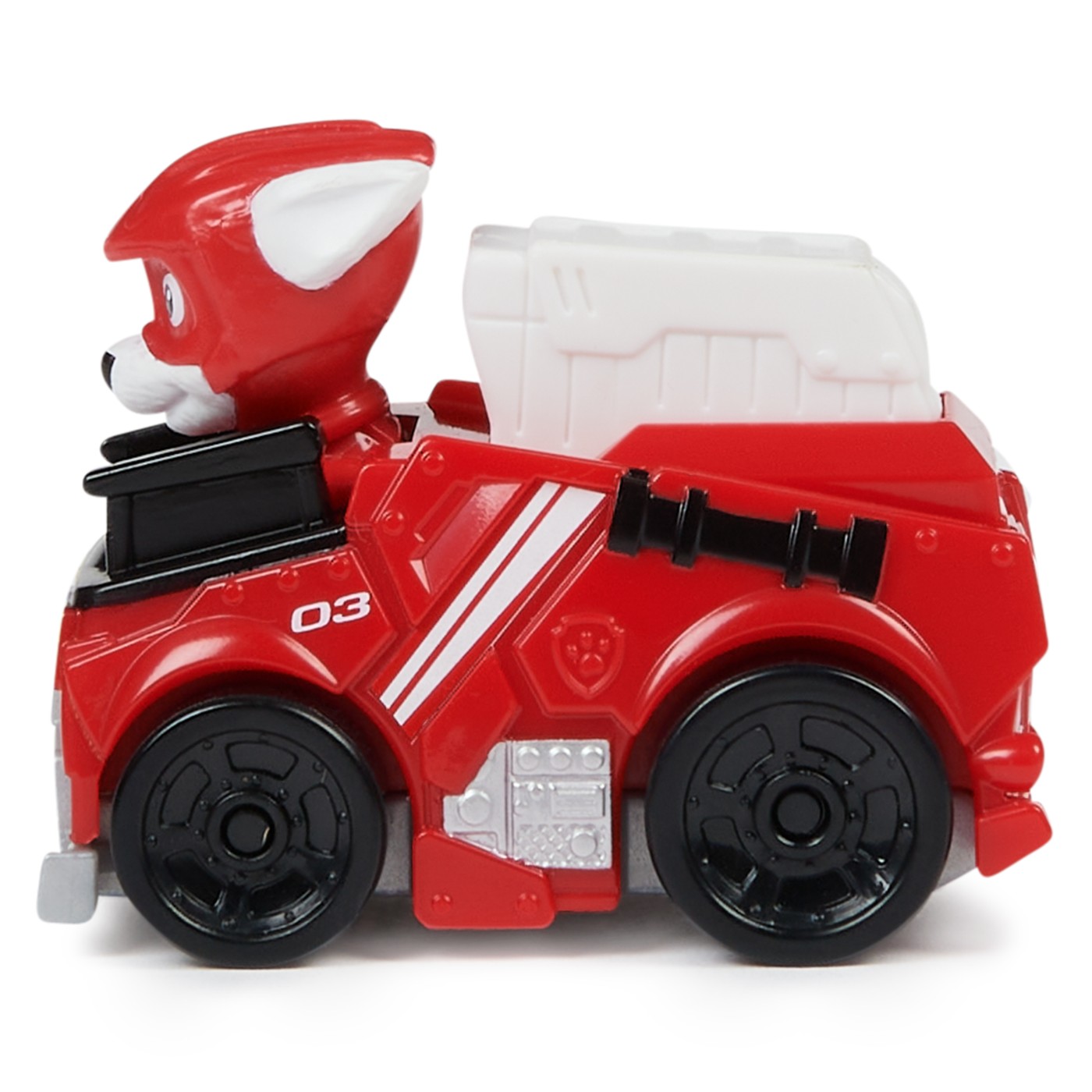 PATRULA CATELUSILOR PUP SQUAD RACERS VEHICUL METALIC MARSHALL SCARA 1:55