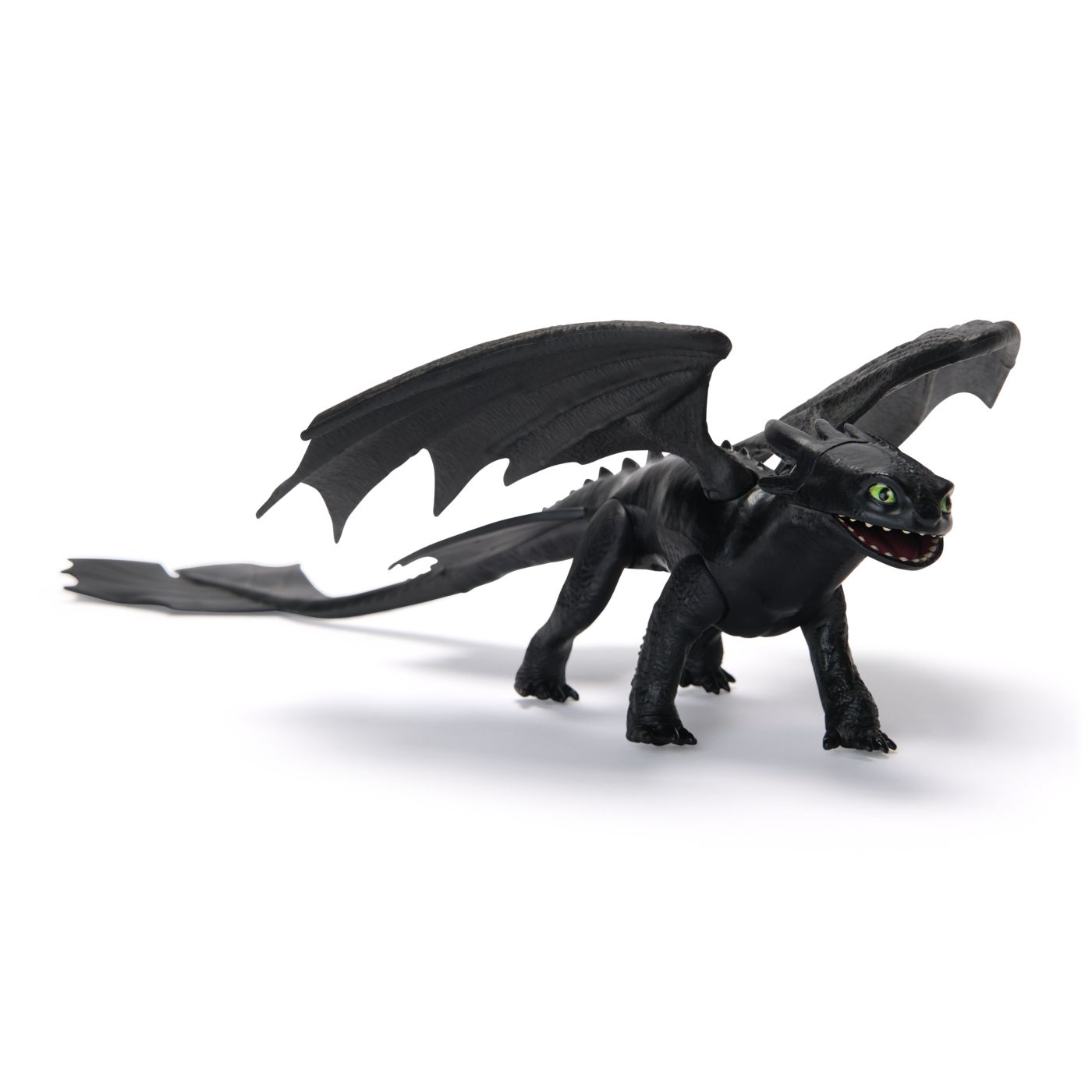 CUM SA ITI DRESEZI DRAGONUL FIGURINA DRAGON TOOTHLESS CU ARIPI MOBILE 20CM