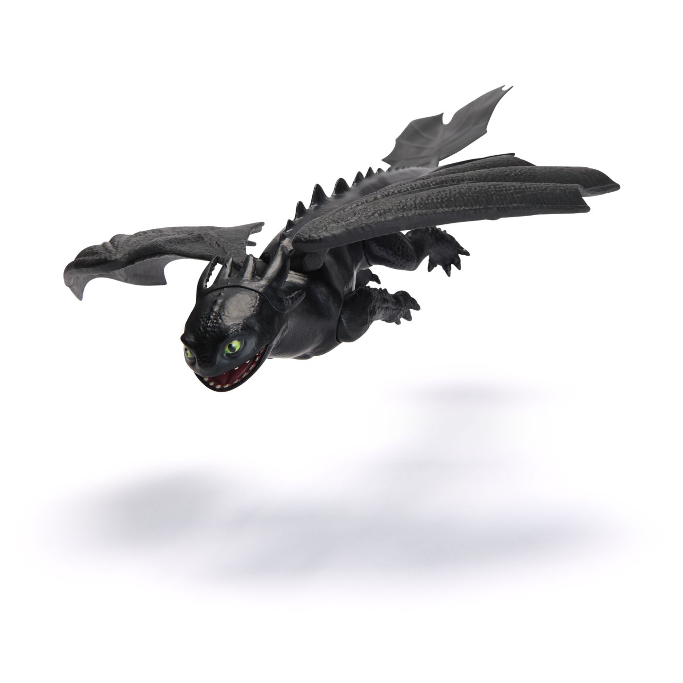 CUM SA ITI DRESEZI DRAGONUL FIGURINA DRAGON TOOTHLESS CU ARIPI MOBILE 20CM
