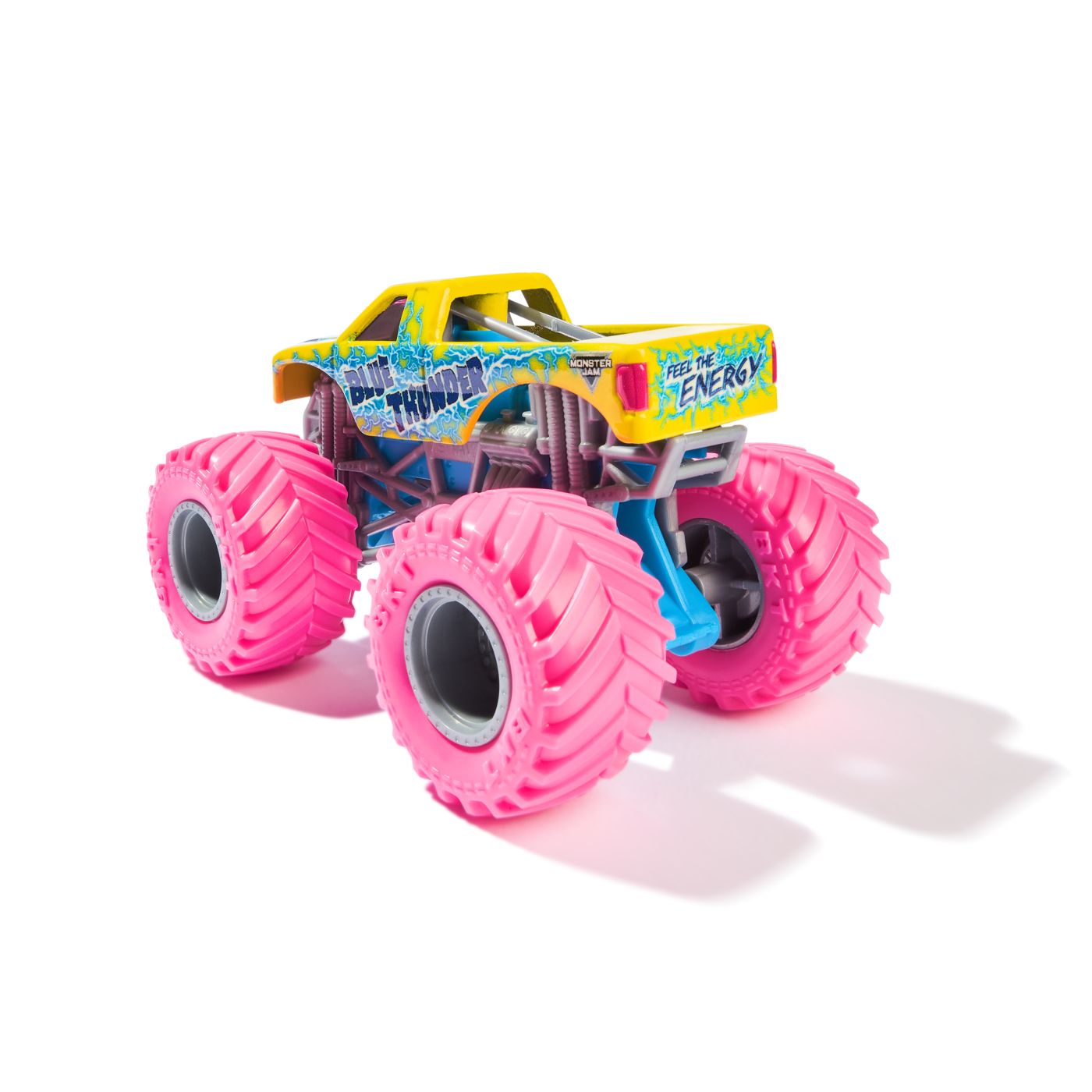 MONSTER JAM MASINUTA METALICA BLUE THUNDER SCARA 1 LA 64