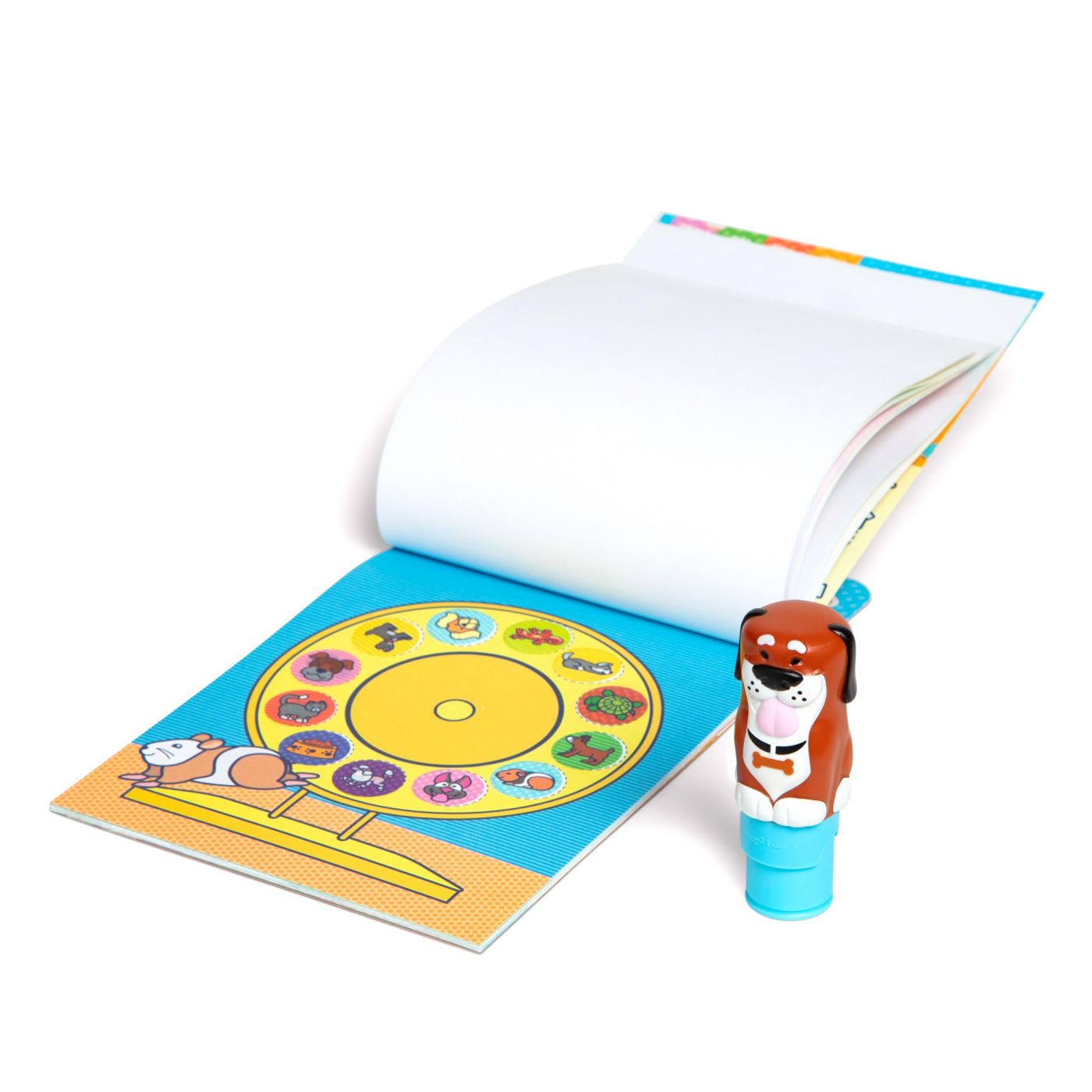 MELISSA AND DOUG SET DE JOACA AUTOCOLANTE SI STAMPILA CU CATELUS REINCARCABILA