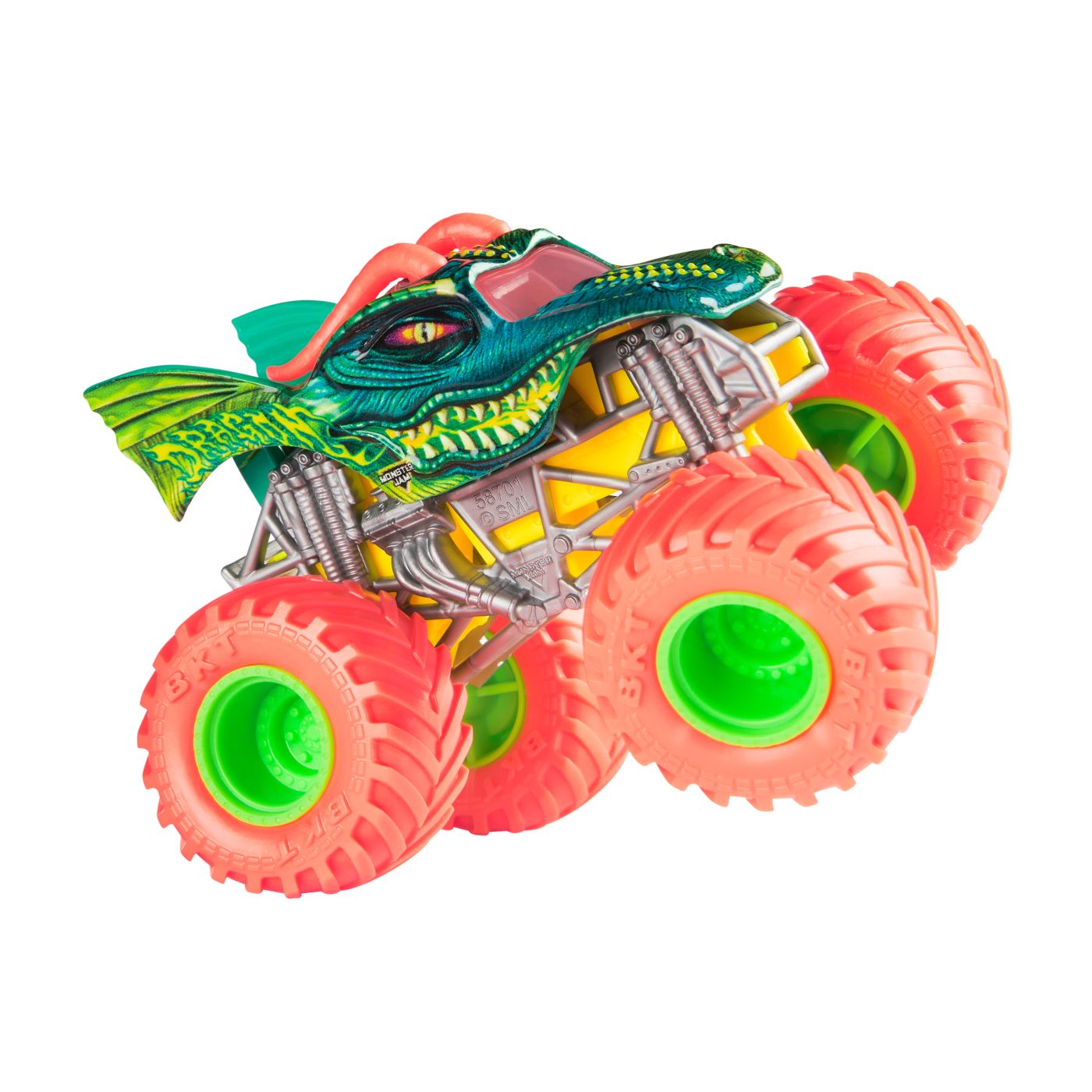 MONSTER JAM MASINUTA METALICA DRAGON SCARA 1 LA 64