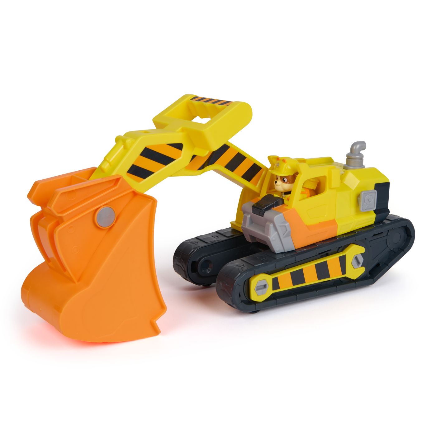 PATRULA CATELUSILOR RUBBLE SI ECHIPA VEHICUL BULDOZER MULTIFUNCTIONAL 2 IN 1