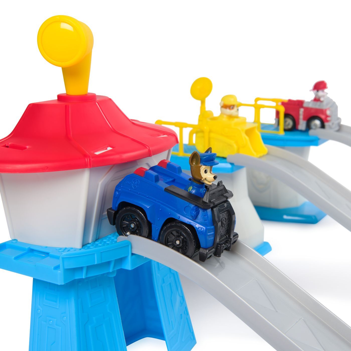 PATRULA CATELUSILOR SET DE JOACA TURN MINI DELUXE CU FIGURINE SI MASINUTE