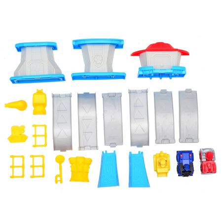 PATRULA CATELUSILOR SET DE JOACA TURN MINI DELUXE CU FIGURINE SI MASINUTE