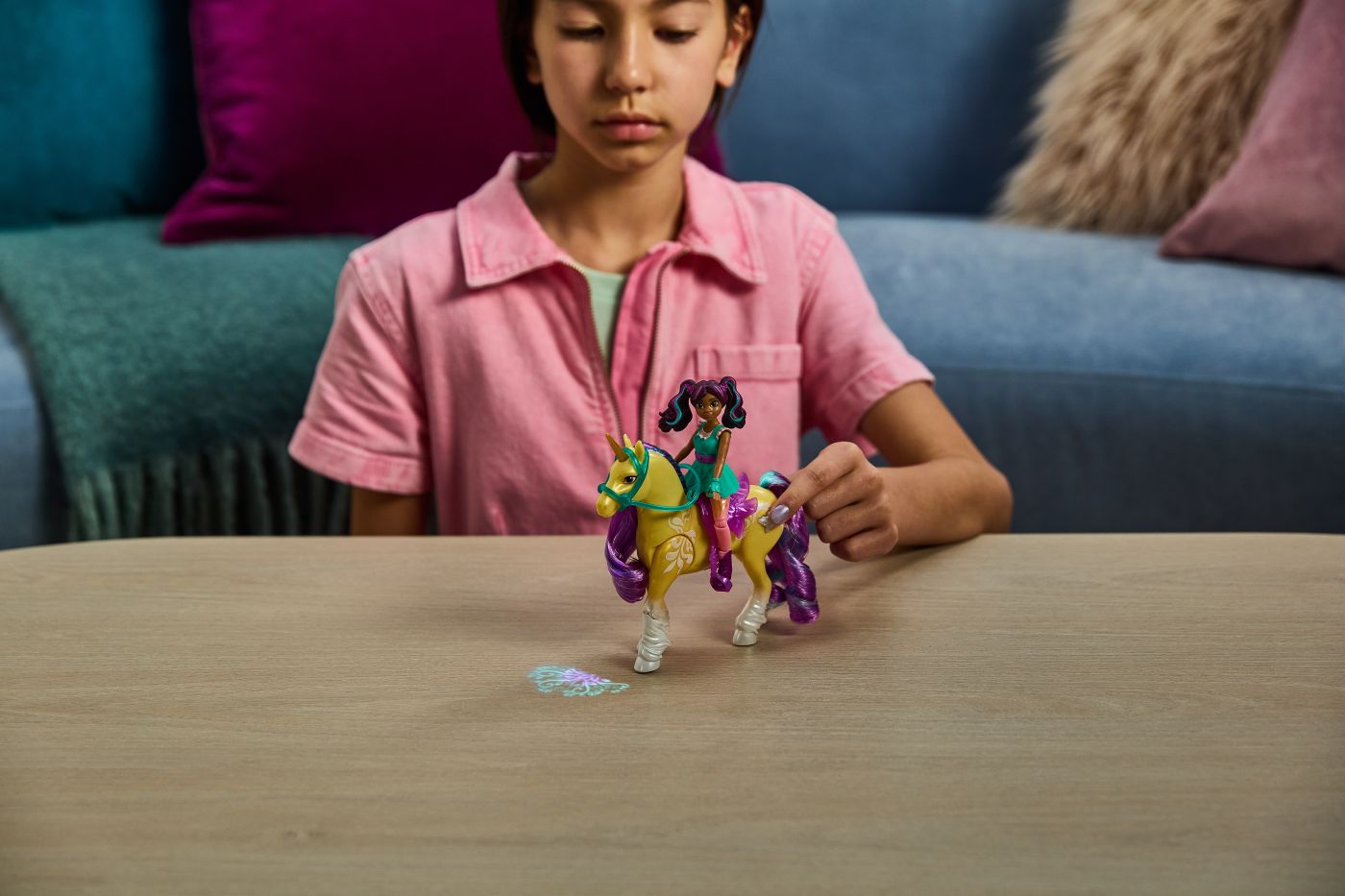 UNICORN ACADEMY SET PAPUSA AVA SI UNICORNUL LEAF PLANTA MAGICA