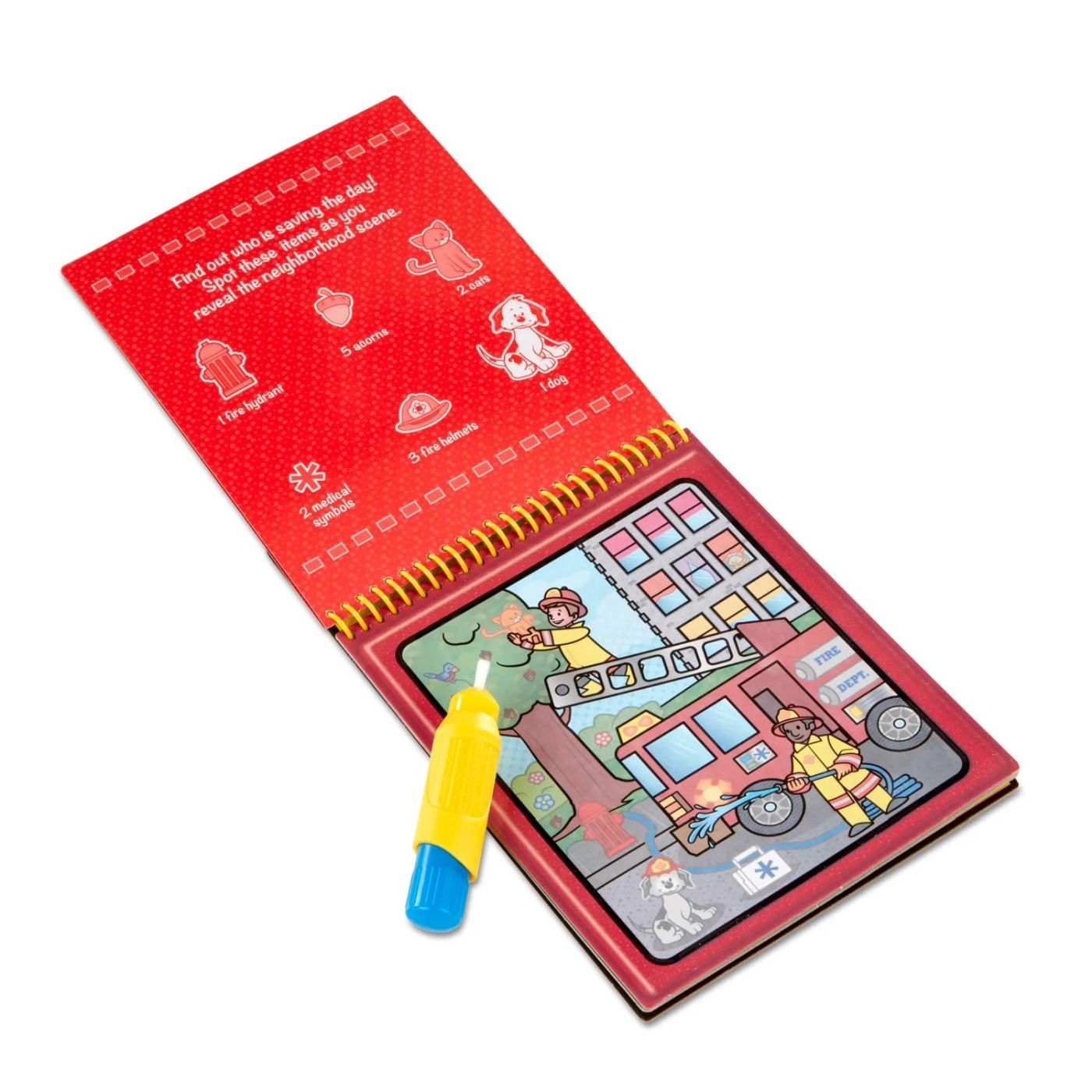 MELISSA AND DOUG WATER WOW CARTE DE COLORAT VEHICULE REUTILIZABILA CU APA