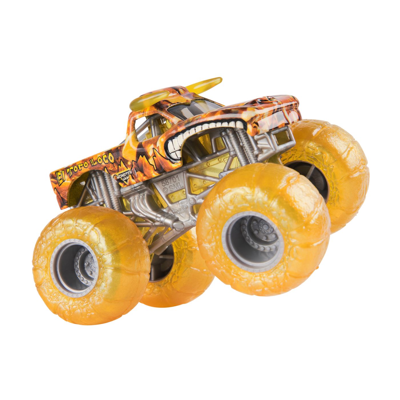 MONSTER JAM COLLIDE A SCOPE MASINUTA METALICA EL TORO LOCO SCARA 1 LA 64
