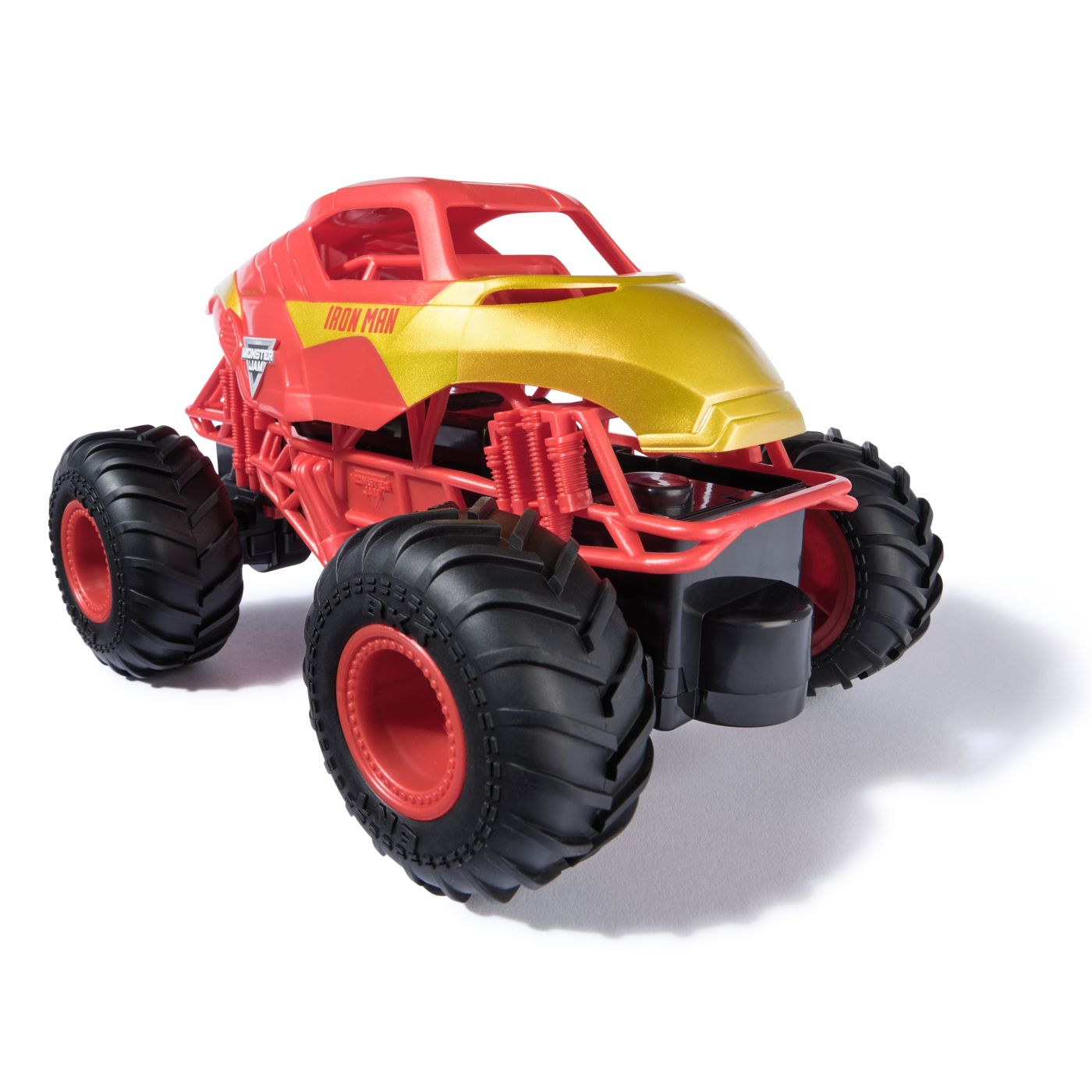 MONSTER JAM MARVEL CAMION GIGANT CU TELECOMANDA IRON MAN SCARA 1 LA 24