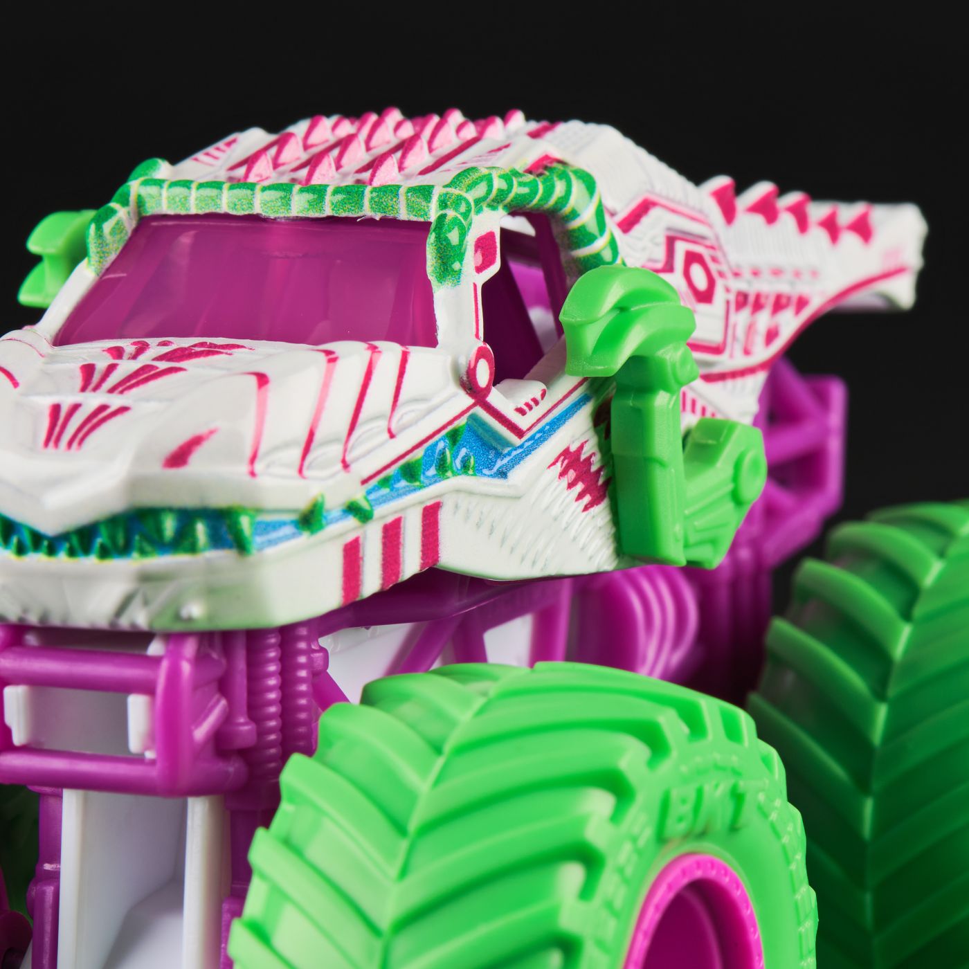 MONSTER JAM NITRO NEON MASINUTA METALICA THUNDERROARUS SCARA 1 LA 64