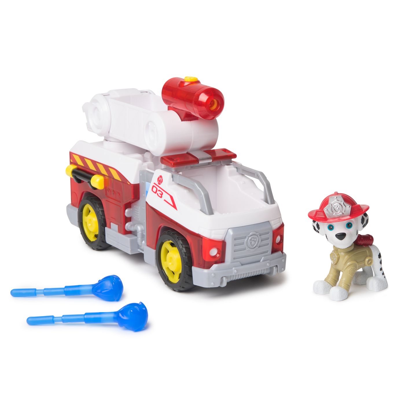 PATRULA CATELUSILOR SET 2 VEHICULE DE SALVARE MASINI DE POMPIERI CU FIGURINE