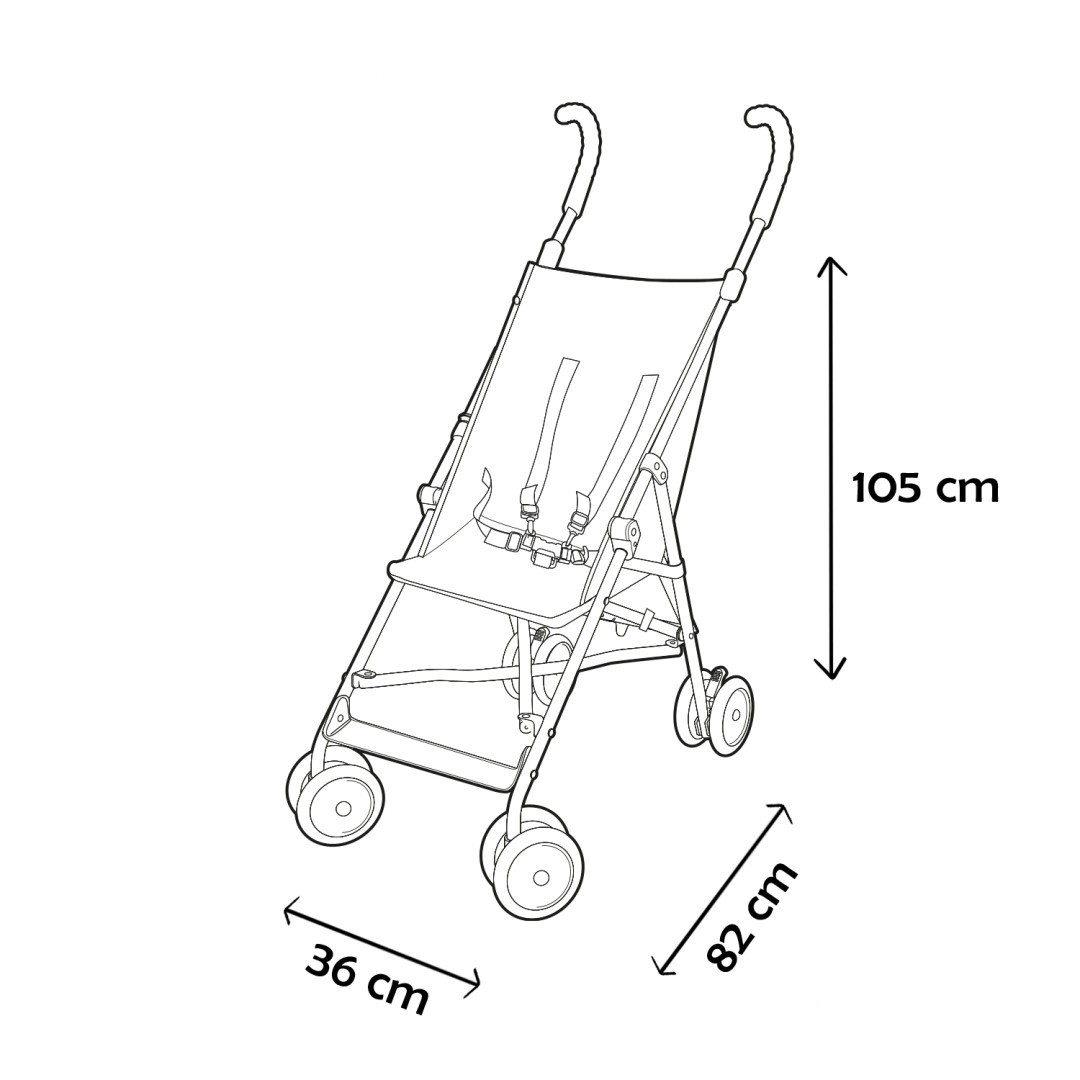 Carucior sport tip umbrela Nania Eazy Minnie, pliabil, 4,5 kg