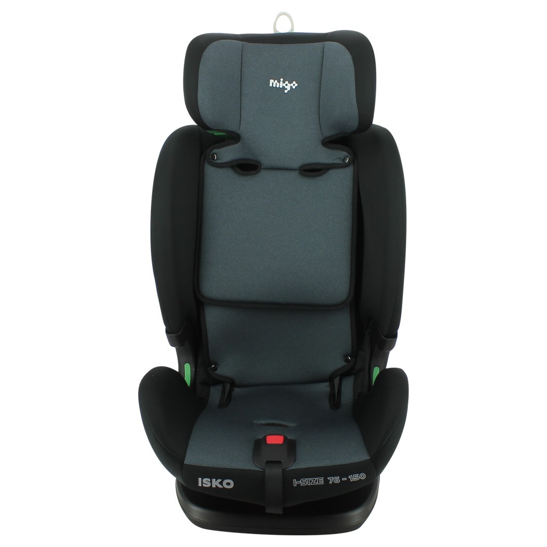 Scaun auto Migo Isko i-Size 76-150 cm cu ISOFIX, gri