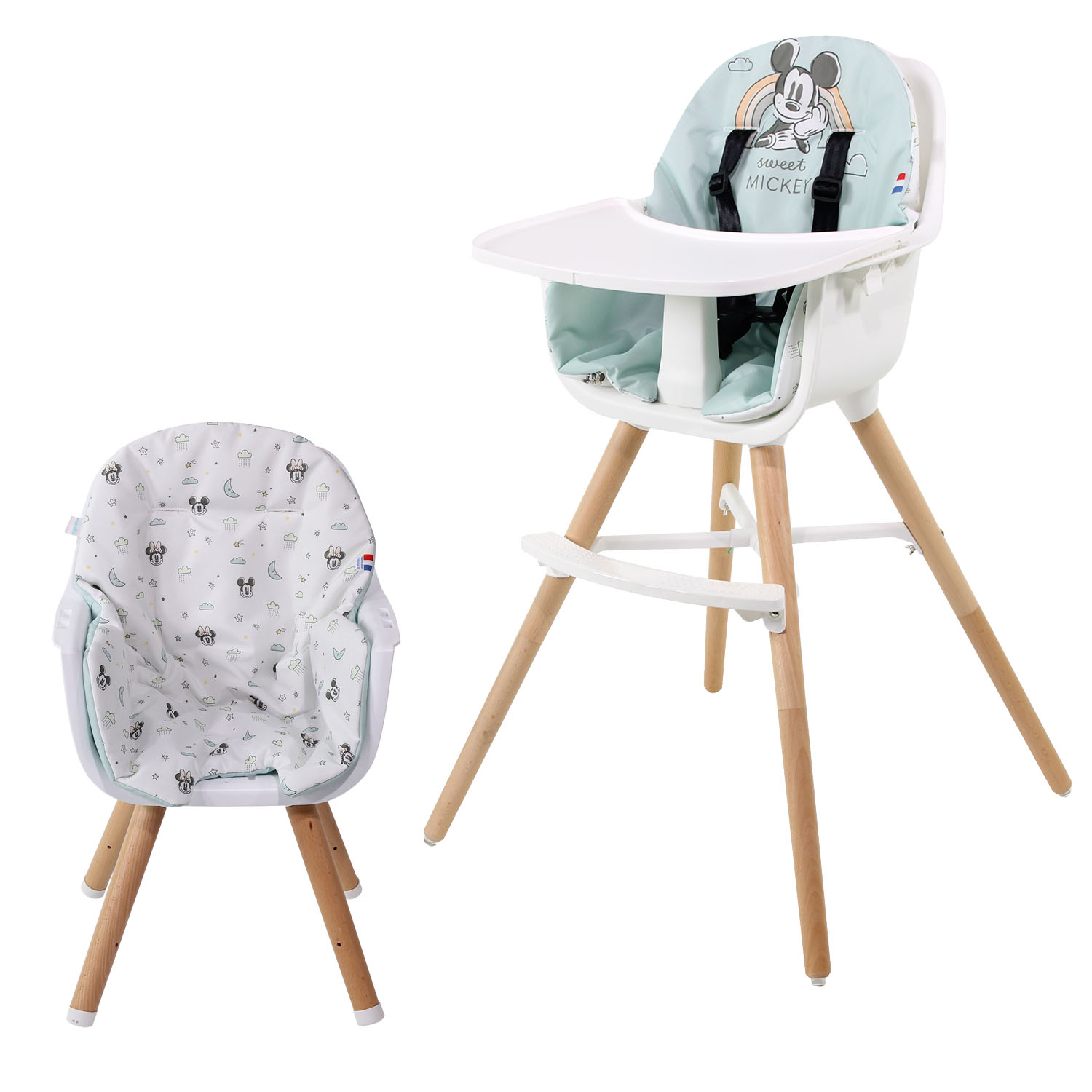 Scaun de masa evolutiv Nania Paulette Mickey, 6 luni-5 ani