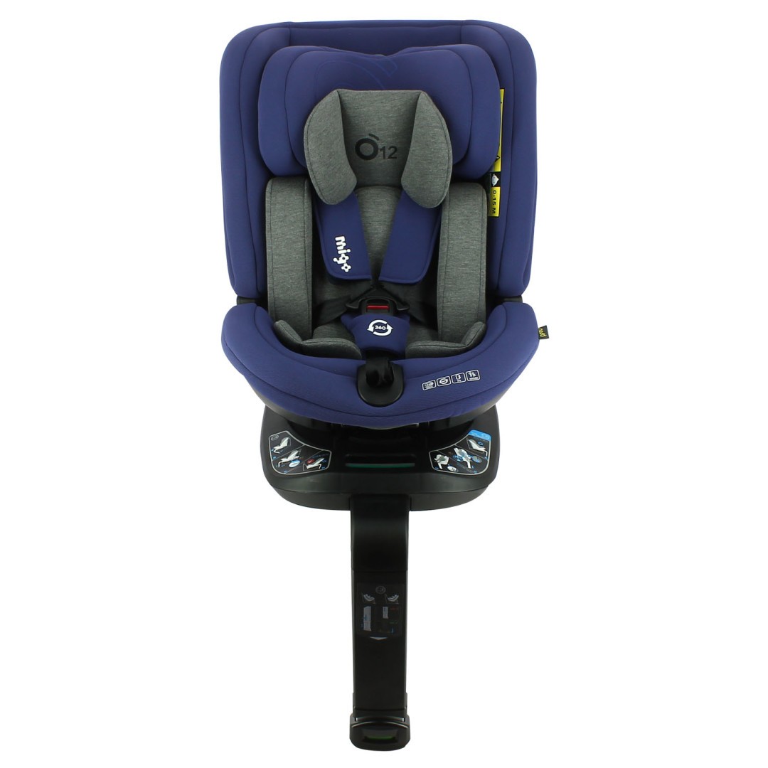 Scaun auto rotativ i-Size Migo Nado O12 Lite 40-145 cm, Blue Stone
