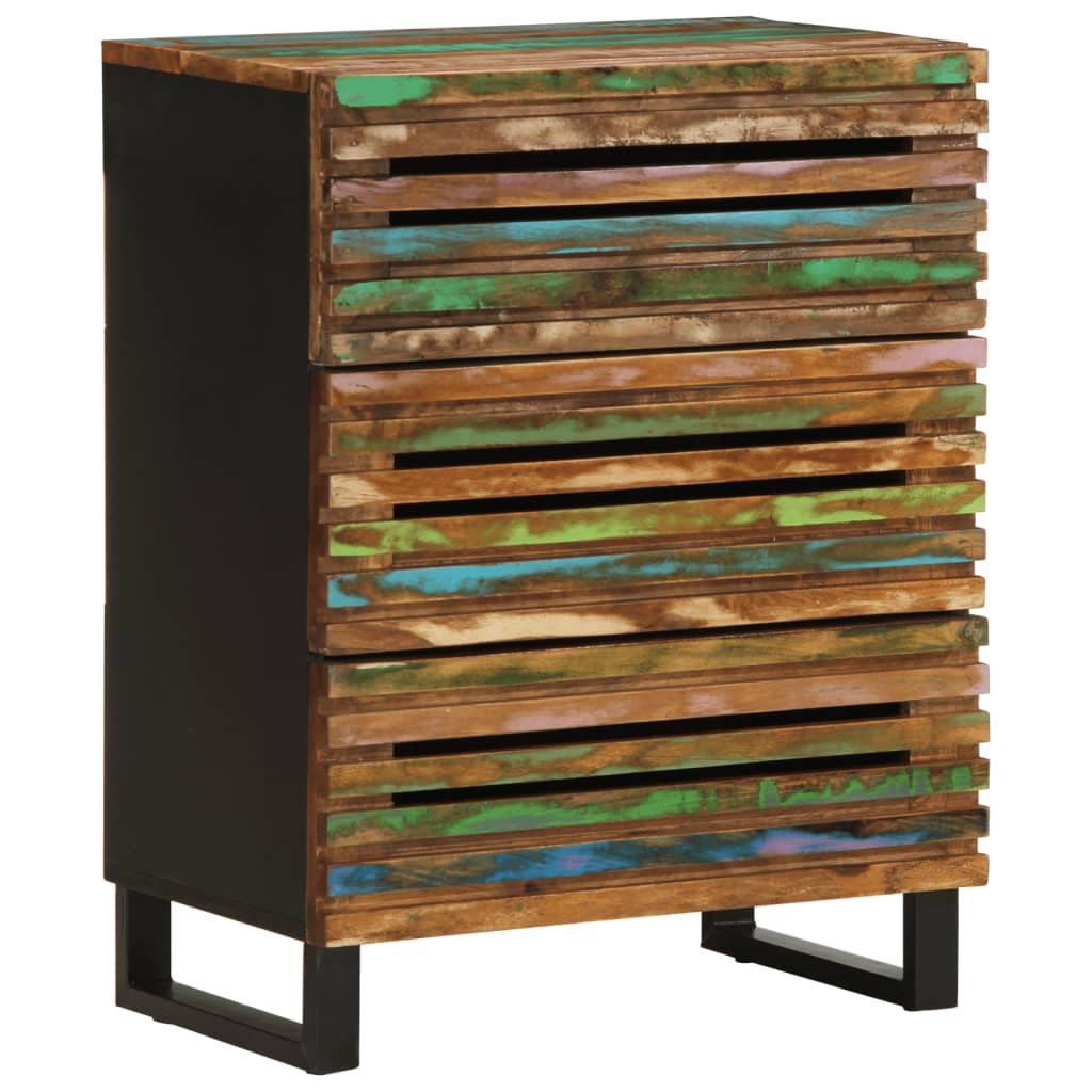 Dulapuri, 3 buc., 60x34x75 cm, lemn masiv de acacia GartenMobel Dekor