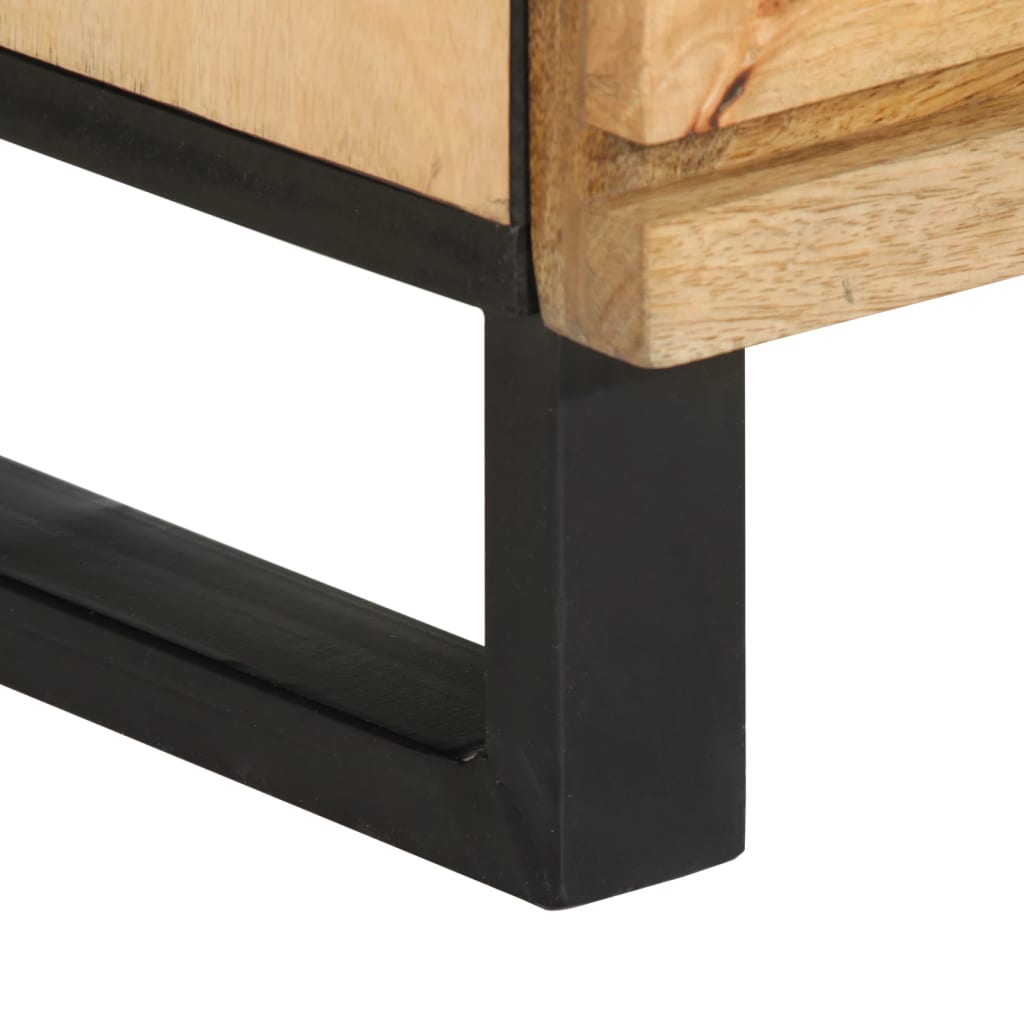 Dulapuri, 3 buc., 60x34x75 cm, lemn masiv de mango brut GartenMobel Dekor