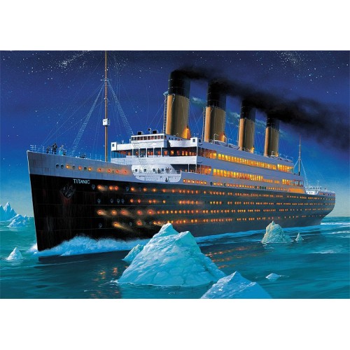 Puzzle Trefl Titanic, 1000 piese, multicolor, pentru copii 9+ si adulti