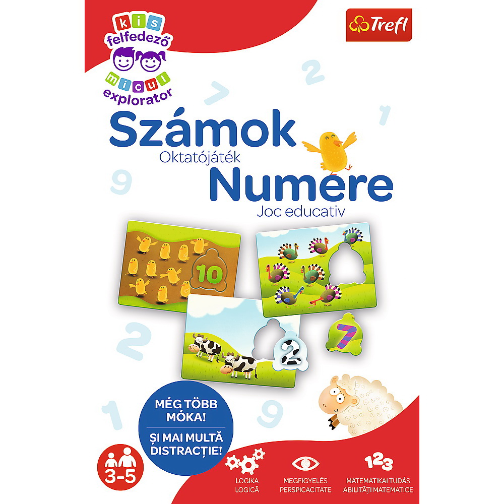 Joc educativ Invata Numerele pentru copii 3+ Micul Explorator