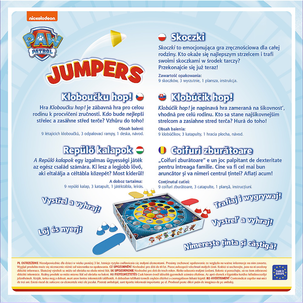 Joc Jumpers Patrula Cățelușilor pentru copii 3+ ani, Trefl