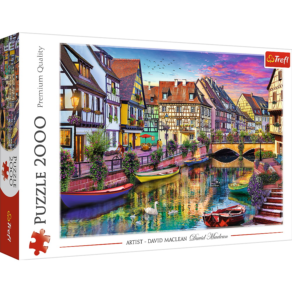 Puzzle 2000 piese Colmar, Franța - Trefl Premium Quality