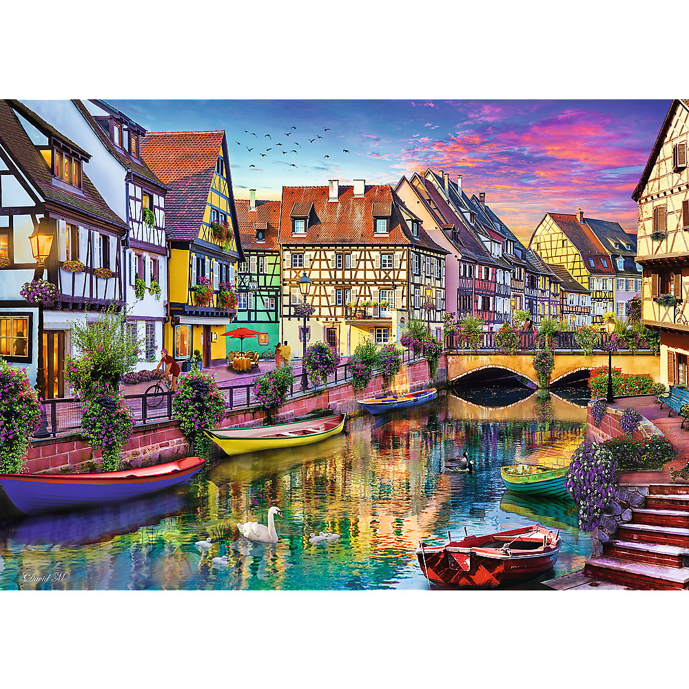 Puzzle 2000 piese Colmar, Franța - Trefl Premium Quality