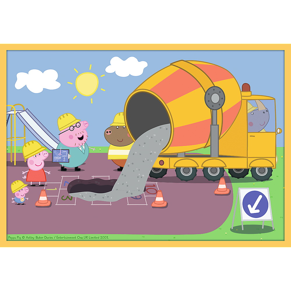 PUZZLE TREFL 10IN1 INTALNESTE-O PE PEPPA PIG