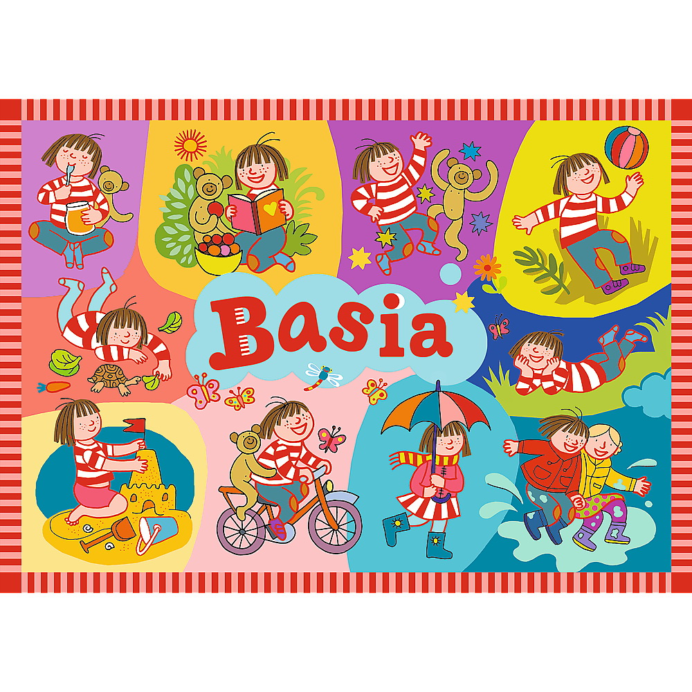 Puzzle Trefl Basia, 200 piese, multicolor, pentru copii 7+ ani