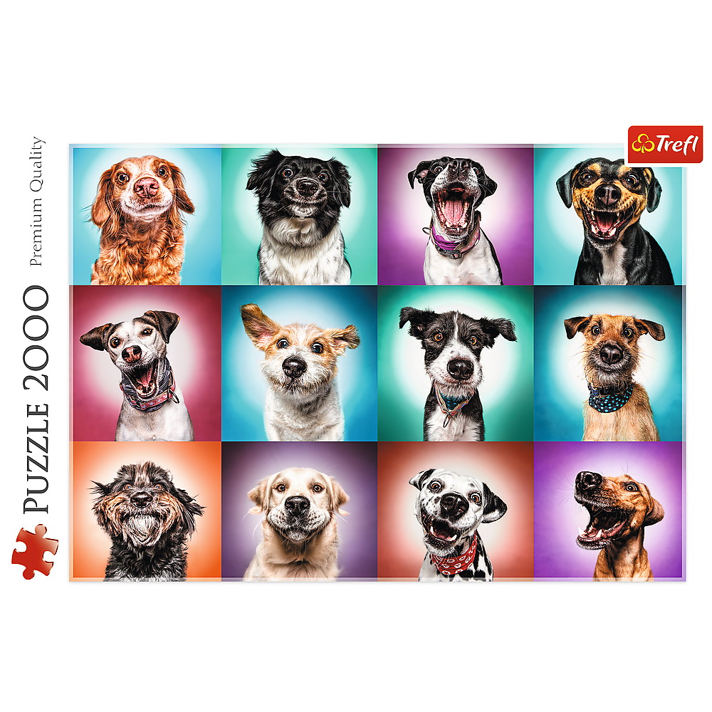 PUZZLE TREFL 2000 CATELUSII AMUZANTI