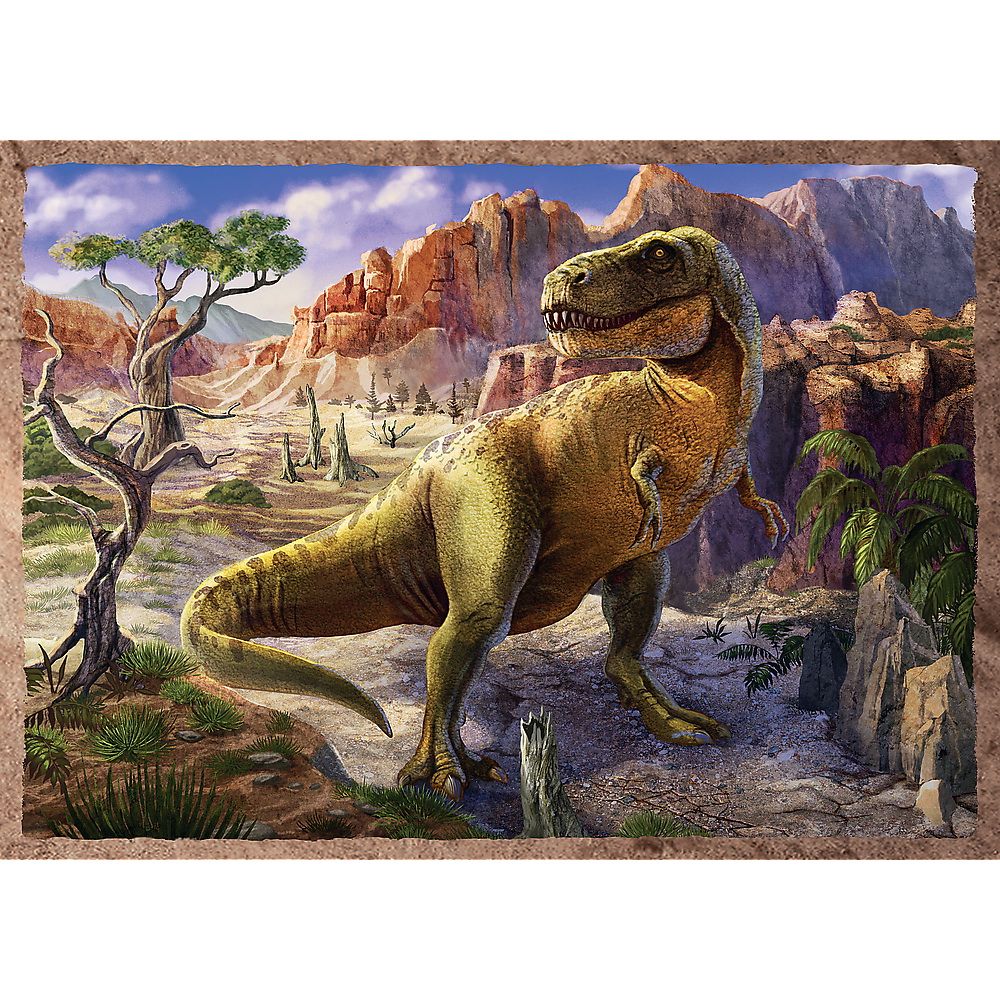 PUZZLE TREFL 4IN1 DINOZAURII INTERESANTI