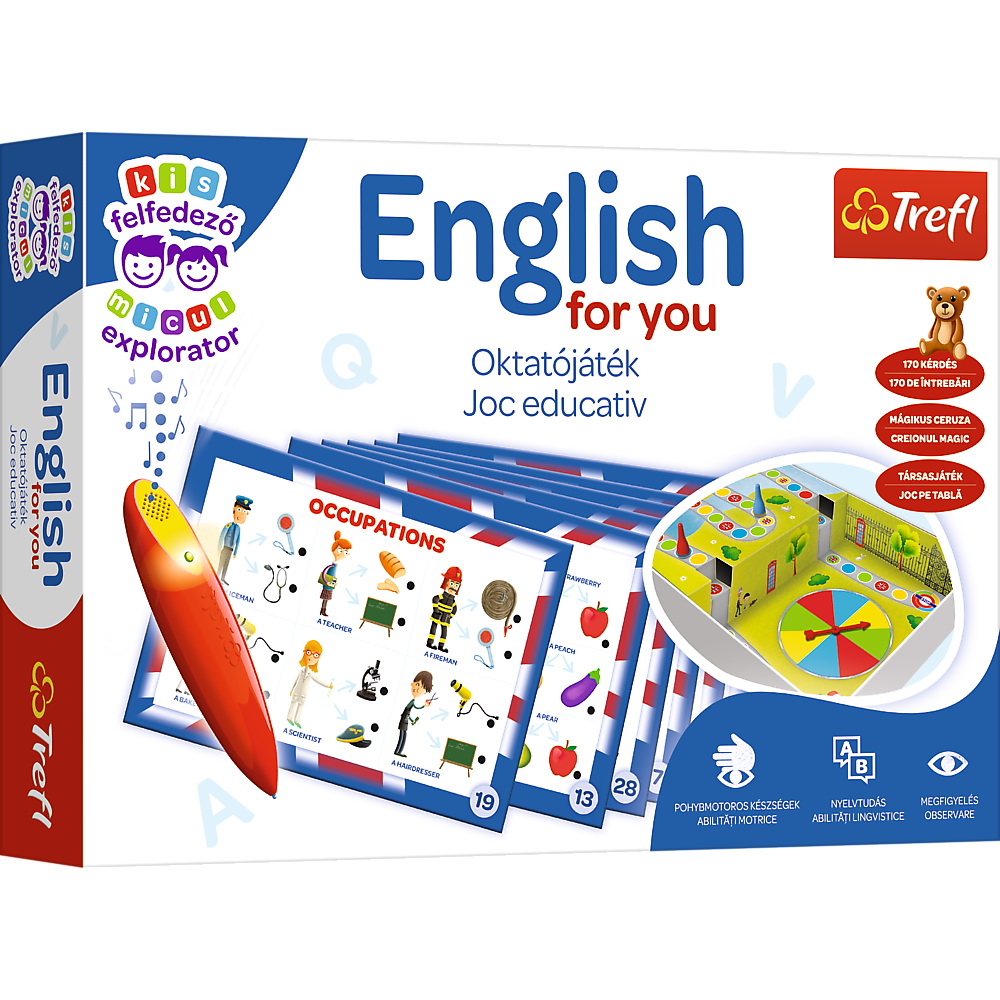 JOC EDUCATIV ENGLEZA PENTRU TINE CU CREION MAGIC