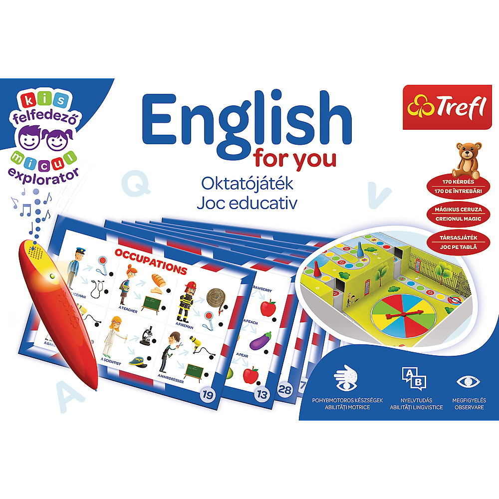 JOC EDUCATIV ENGLEZA PENTRU TINE CU CREION MAGIC