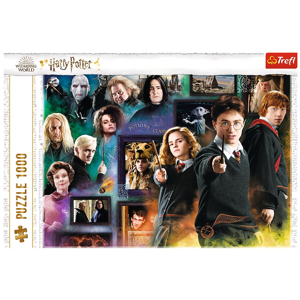 Puzzle Trefl Harry Potter cu 1000 piese, multicolor, 12+ ani