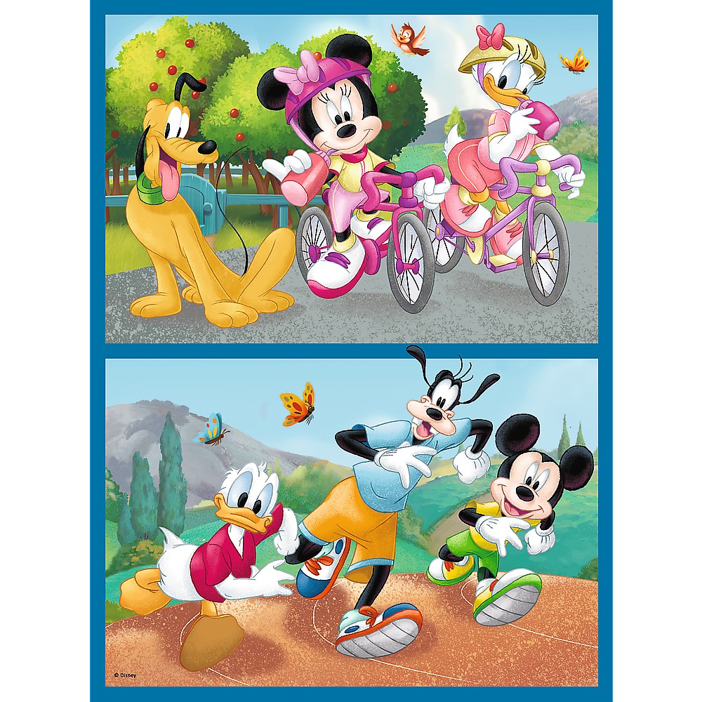 Puzzle Trefl 2 în 1 + Memo Disney Mickey and Friends, 3+ ani