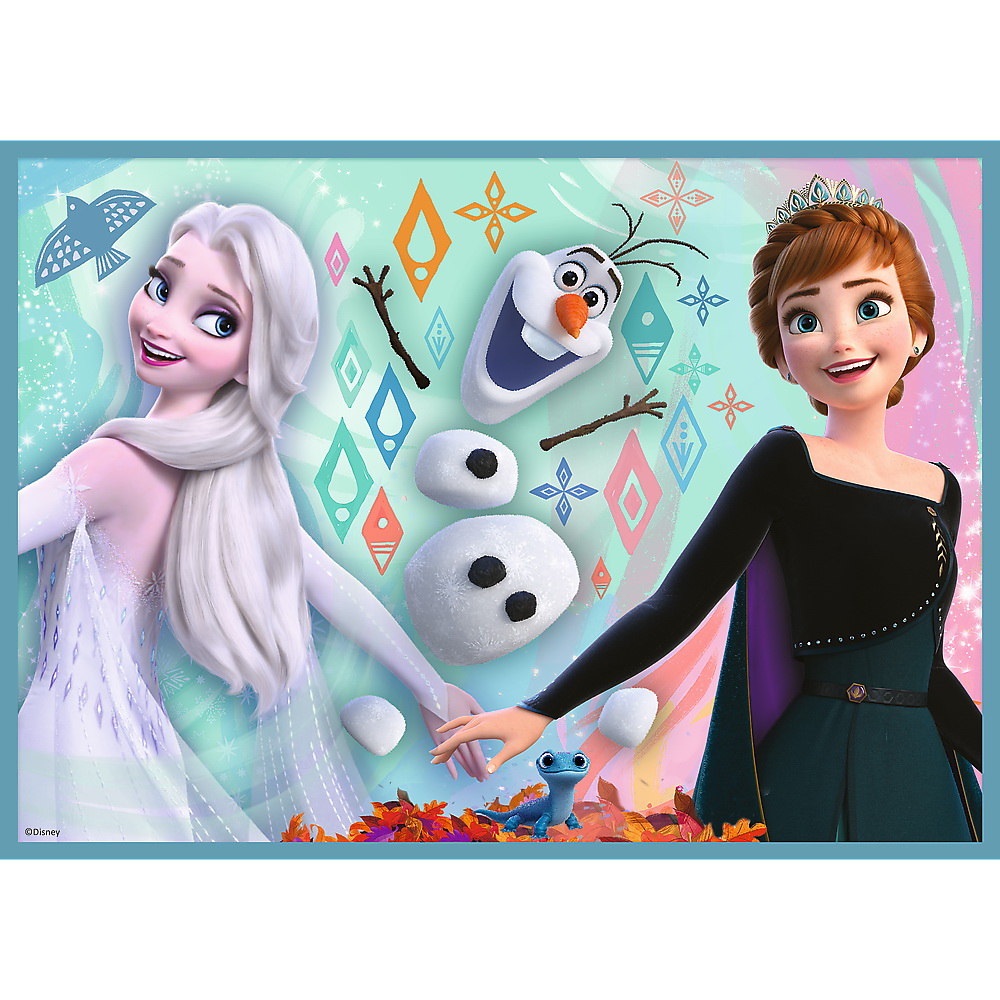 PUZZLE TREFL 4IN1 FROZEN 2 UIMITOAREA LUME DISNEY