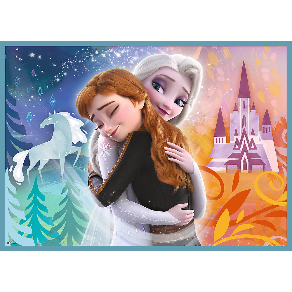 PUZZLE TREFL 4IN1 FROZEN 2 UIMITOAREA LUME DISNEY