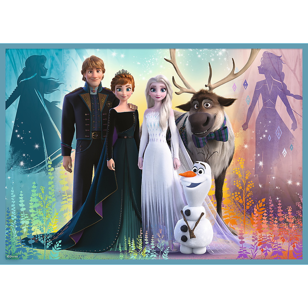 PUZZLE TREFL 4IN1 FROZEN 2 UIMITOAREA LUME DISNEY