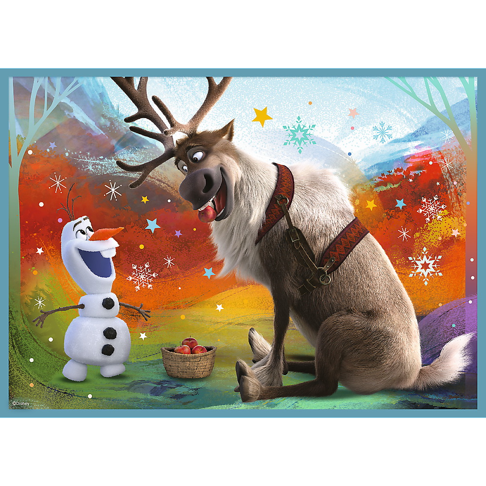 PUZZLE TREFL 4IN1 FROZEN 2 UIMITOAREA LUME DISNEY