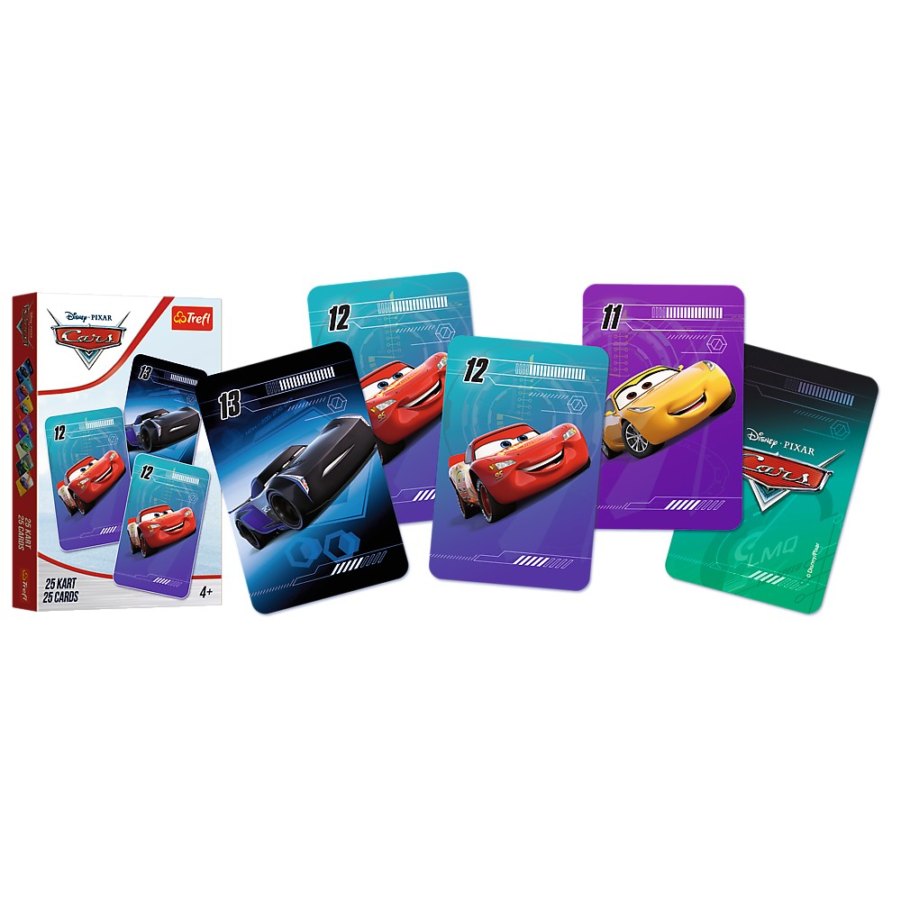 Joc de cărți Păcălici Disney Cars pentru copii 4+, Trefl