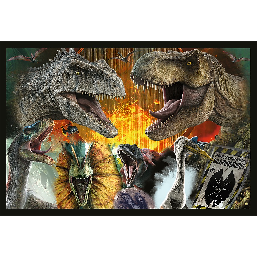 PUZZLE TREFL 2X200 JURRASIC WORLD LUME PREISTORICA