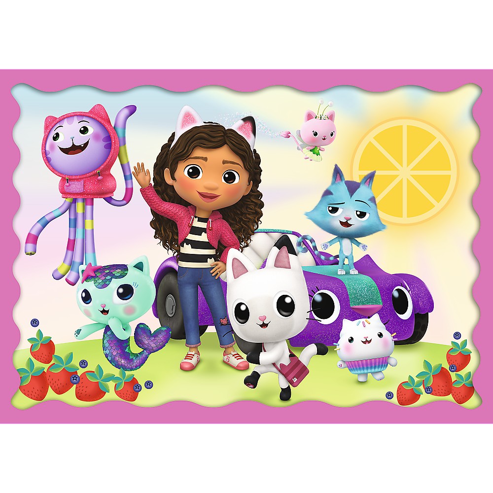 PUZZLE TREFL 4IN1 GABBYS DOLLHOUSE AVENTURILE LUI GABBY