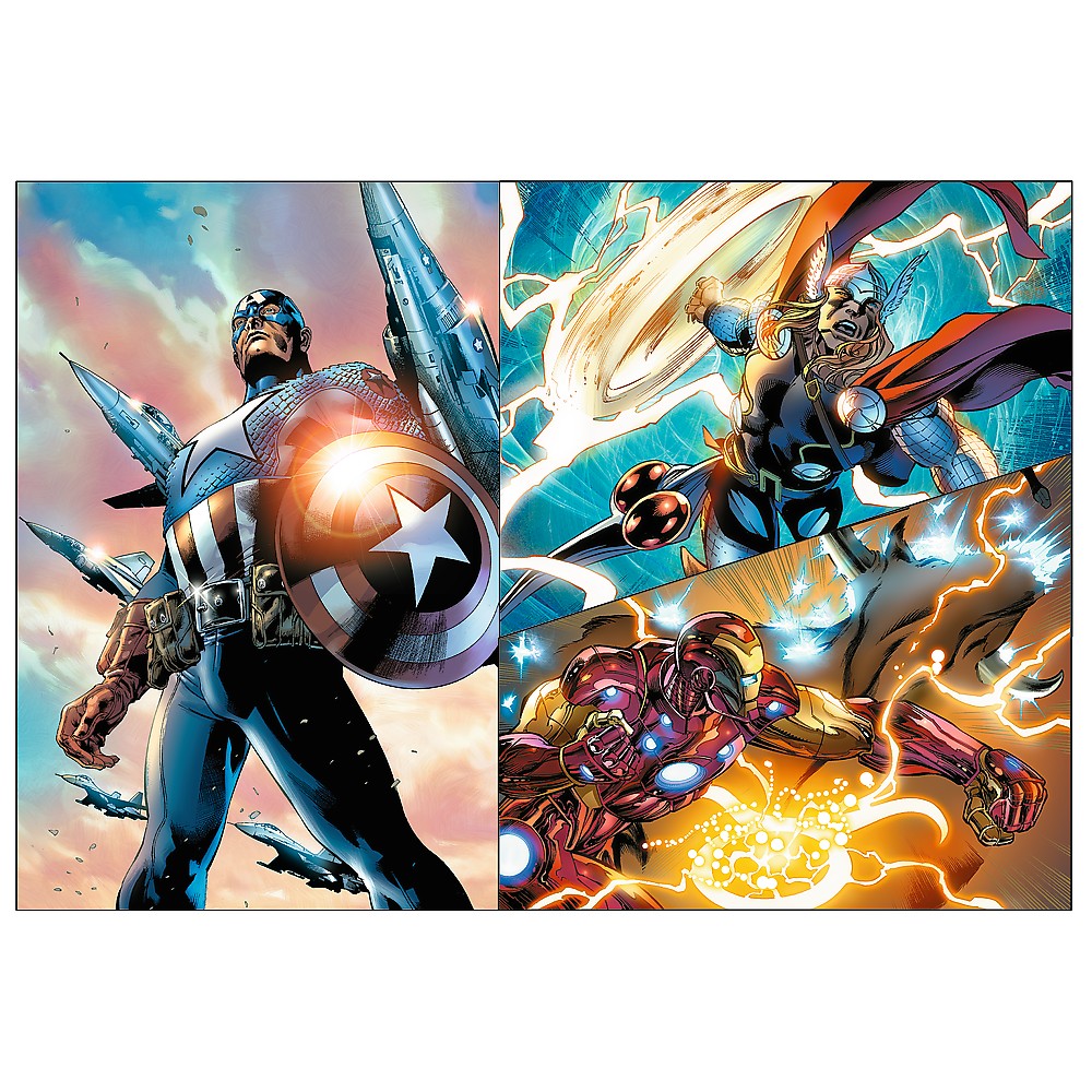PUZZLE TREFL 4X250 AVENGERS MARVEL ZILE EROICE