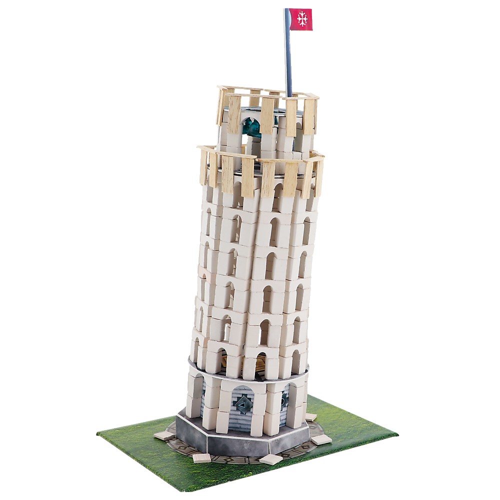Set construcție Turnul din Pisa Brick Trick Travel, 260 piese, 7+