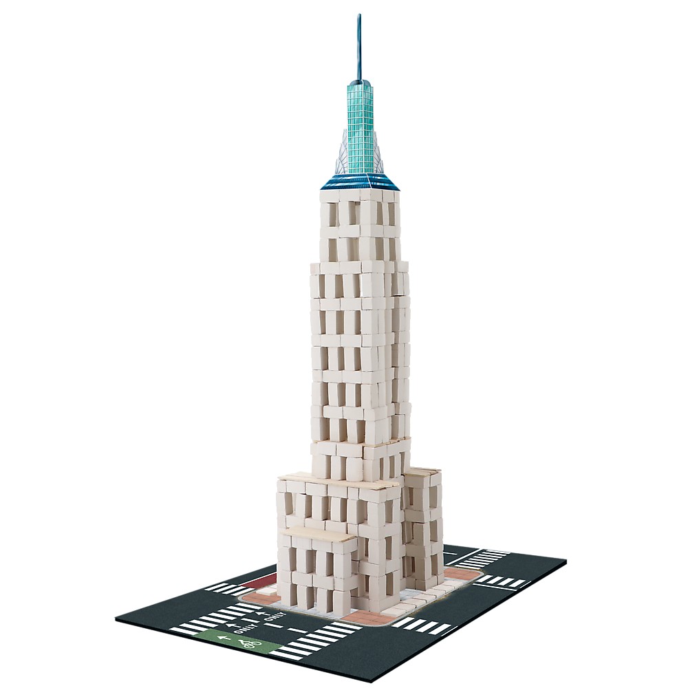 Set construcție Brick Trick XL Travel Empire State Building, 420 piese