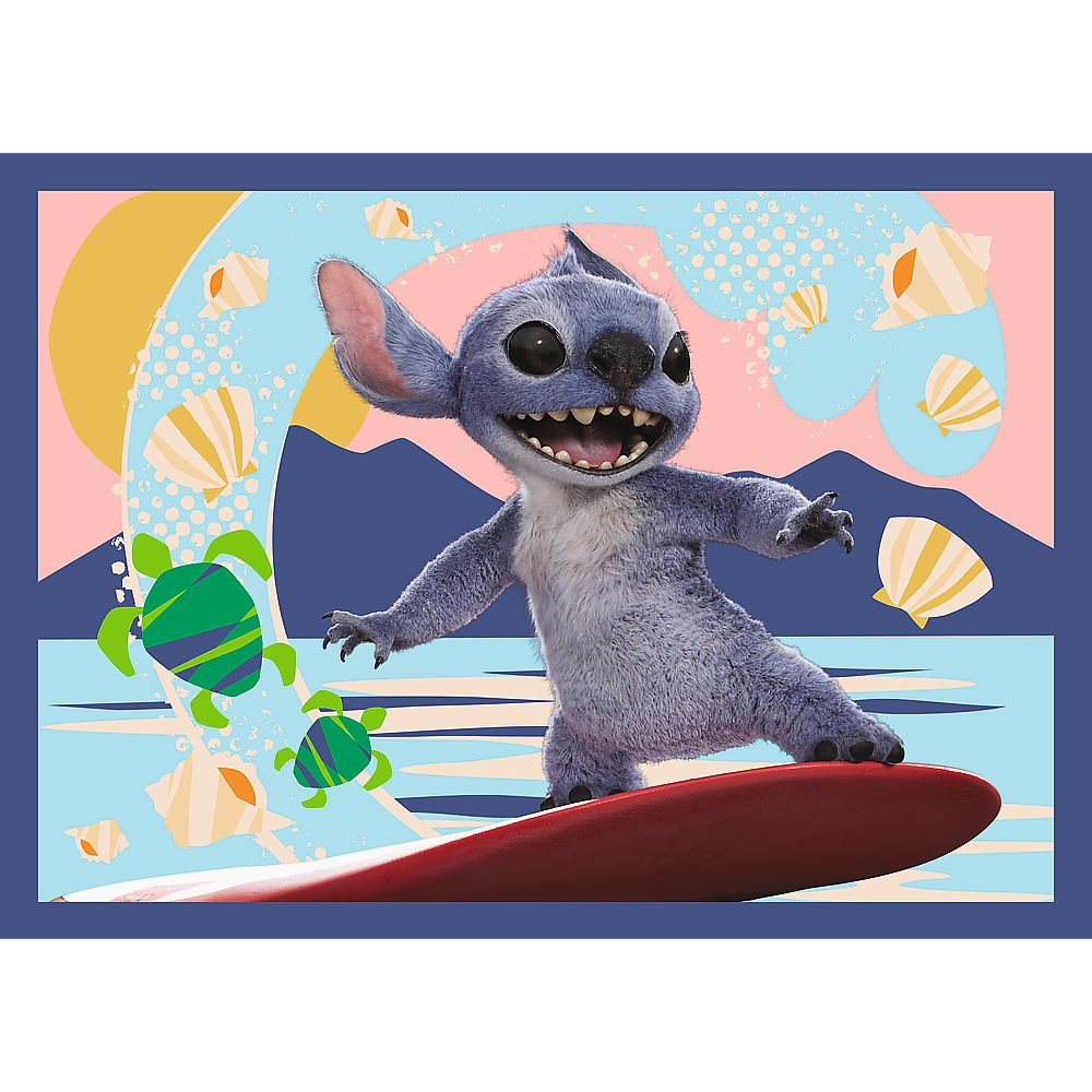 PUZZLE 4IN1 DISNEY LILO SI STITCH VACANTA IN HAWAII